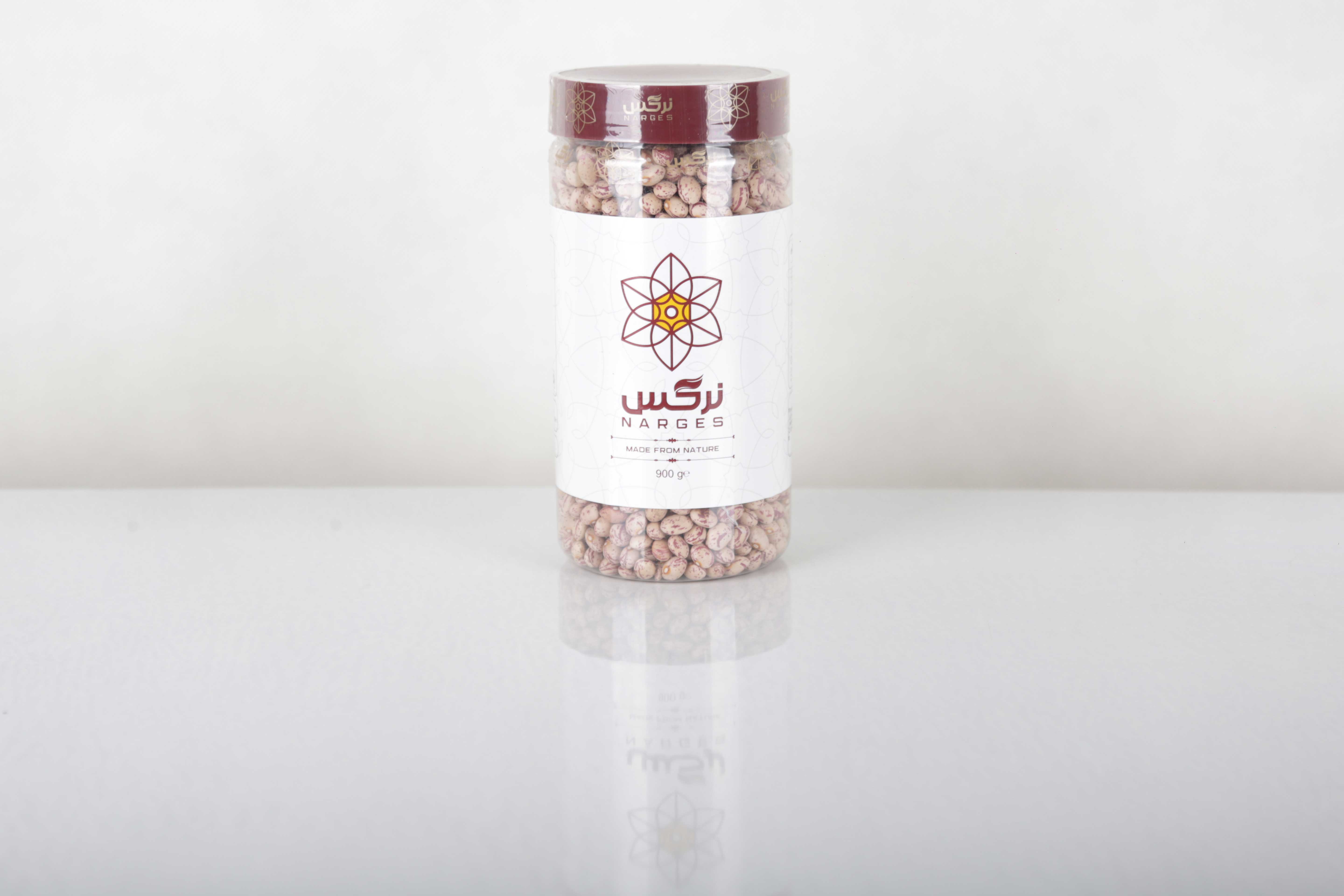 لوبیا چیتی ۹۰۰ گرم (بطری)